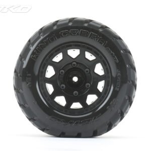 Alternative view of Jetko EX Tyre MT King Cobra Black Wheel 2.8 Hex 12,14,17mm (2)"