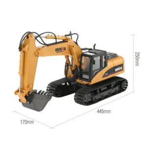 Alternative view of HUINA 1535 1/14TH SCALE RC EXCAVATOR 2.4G 15CH w/DIE CAST BUCKET (NEW HU1550)