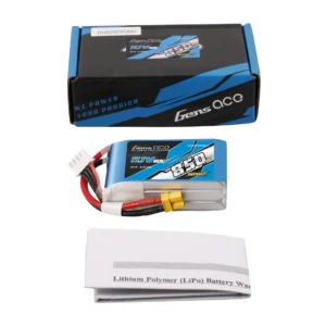 Alternative view of Gens ace 850mAh 3S 11.1V 80C Lipo Battery Pack with XT30 Plug ( F5J )