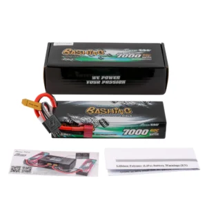 Alternative view of Gens Ace G-Tech 7000mAh 7.4V 60C 2S1P Lipo Battery Pack with T-Plug Bashing Series