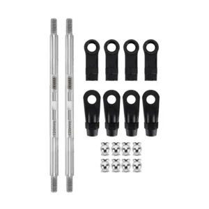 Alternative view of INJORA Stainless Steel Links with Rod Ends for 1/10 RC Crawler (Eye to eye 120mm)