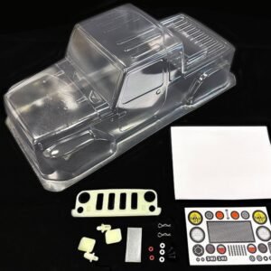 JP Pick-up 313mm mit Dekor und Scheibenabdeckung *nP H-Speed Crawler Karosserie (ähnlich MST JP1 / Jeep)