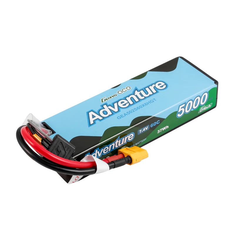 Gens ace Adventure G-Tech 5000mAh 2S1P 7.4V 60C Lipo Battery HC#112 XT60 - Image 5