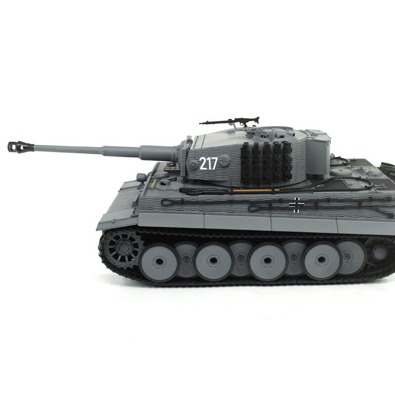RC Tank IR/sound 1:24 German Tiger 1 Mid Std Gray RTR 2.4Ghz - Heng Long 3841-11-L - Image 2