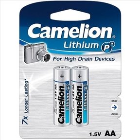 Camelion LIthium P7 AA Battery (Pack de 2 pilhas)