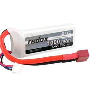 Redox LIPO 1000 mAh 7,4V 20C DEAN - LiPo pack