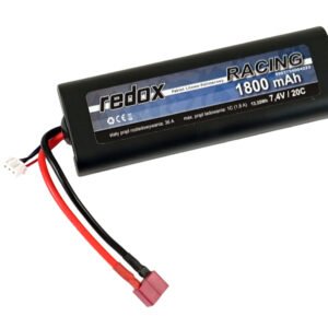 Redox 1800 mAh 7,4V 20C DEAN Racing Hardcase - LiPo pack