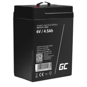 Alternative view of Green Cell AGM02 - Bateria de Chumbo (Pb) 6V 4.5Ah