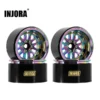 INJORA 2.2" Rainbow -10mm Offset Wheels for 1/10 RC Crawlers