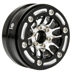 Alternative view of RhinoRC MOZA 1.9S Inch Black Performance Aluminum Wheel Rim 4PCS