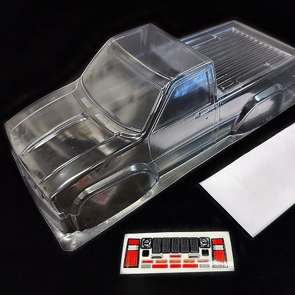 1983 Japan Pick-up #2 313mm mit Dekor und Scheibenabdeckung H-Speed Crawler Karosserie (ähnlich 1983 Toyota Hilux) *nP