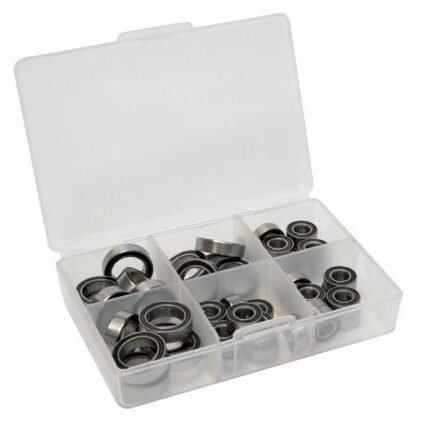 High Performance Full Ball Bearings Set Rubber Sealed (40 Total)(SCX 10 III)