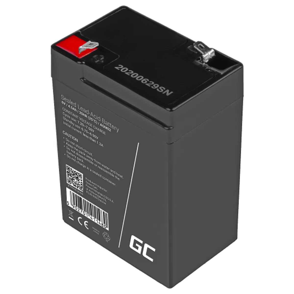 Green Cell AGM02 - Bateria de Chumbo (Pb) 6V 4.5Ah