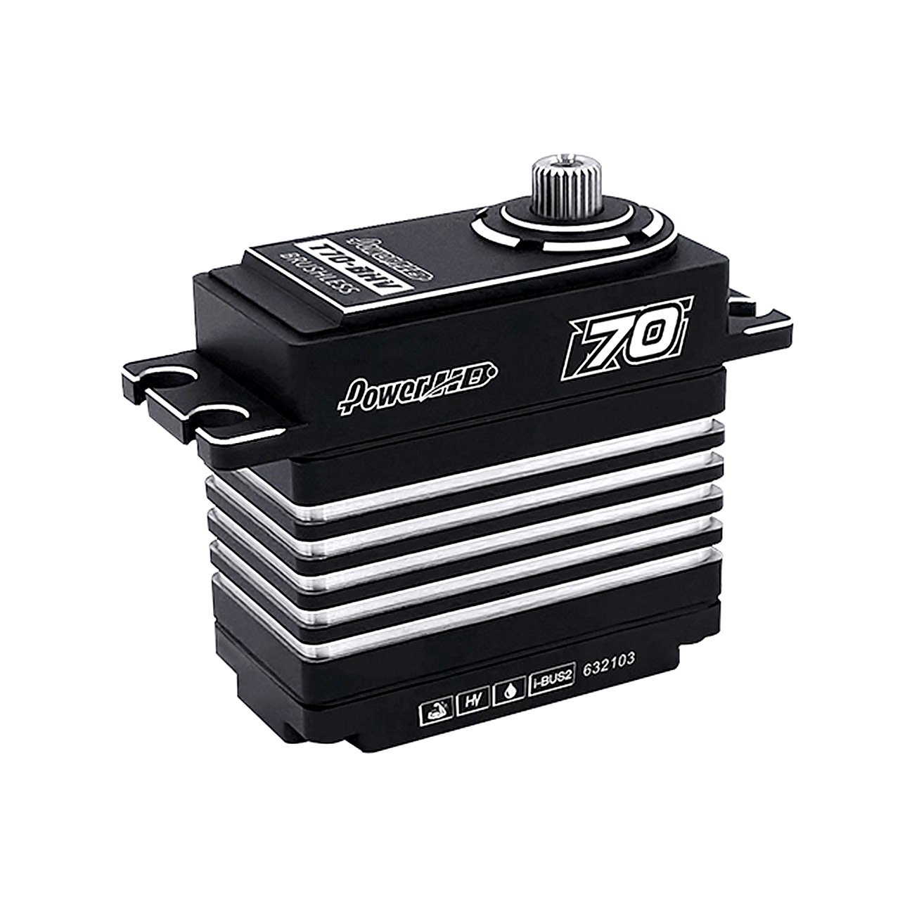 PowerHD T70-BHV HV CNC Brushless Digital Servo 70.0KG/0.12sec@8.4V