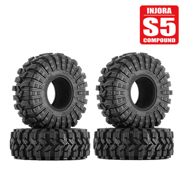 INJORA S5 King Trekker 1.9" 4.64" OD A/T Tires (4) (118*42mm)