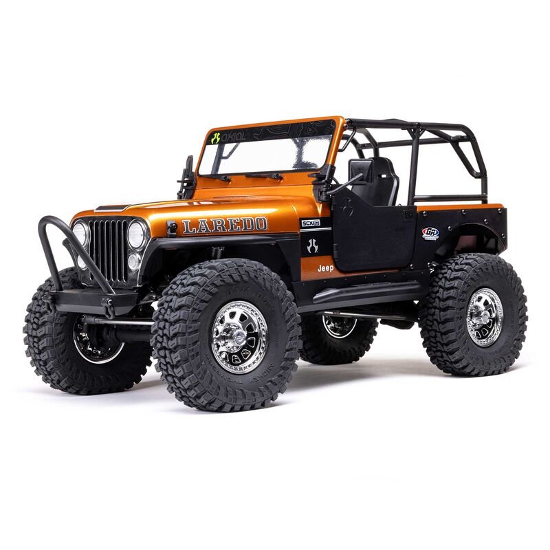 1/10 SCX10 III Jeep CJ-7 4X4 RTR Brushed Rock Crawler, Copper - Image 10