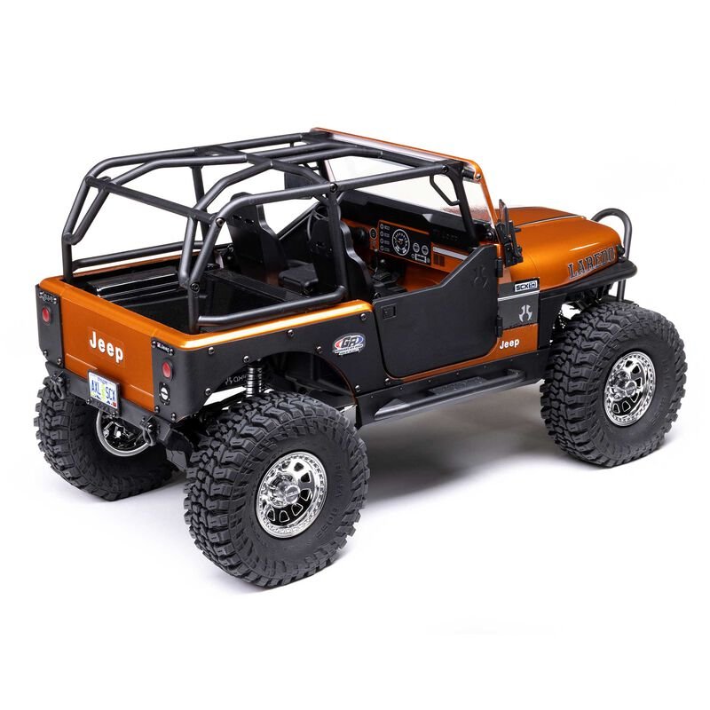 1/10 SCX10 III Jeep CJ-7 4X4 RTR Brushed Rock Crawler, Copper - Image 9
