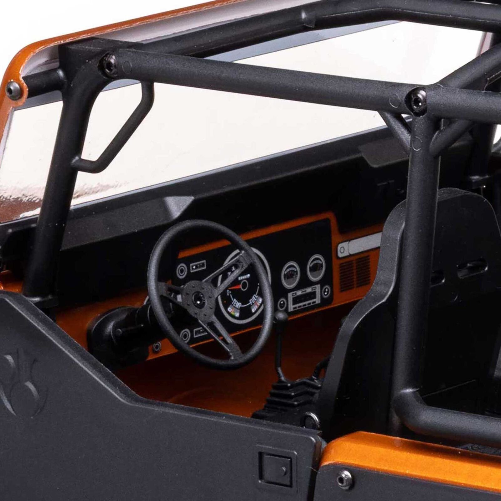 1/10 SCX10 III Jeep CJ-7 4X4 RTR Brushed Rock Crawler, Copper - Image 7