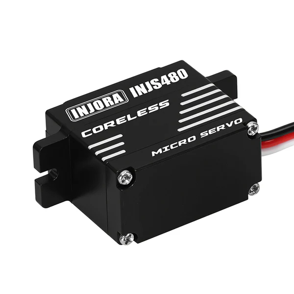 INJORA INJS480 Coreless Micro Servo with Mount & Horn for 1/24 Axial SCX24 - Image 4