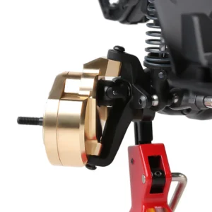 Alternative view of INJORA Heavy Duty Brass Portal Steering Knuckle for Axial SCX10 III Capra 1.9