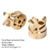 INJORA Heavy Duty Brass Portal Steering Knuckle for Axial SCX10 III Capra 1.9