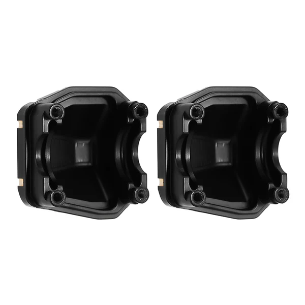 INJORA 2pcs 38g Black Brass Diff Covers for 1/10 SCX10 PRO & SCX10 III AR45 - Image 4
