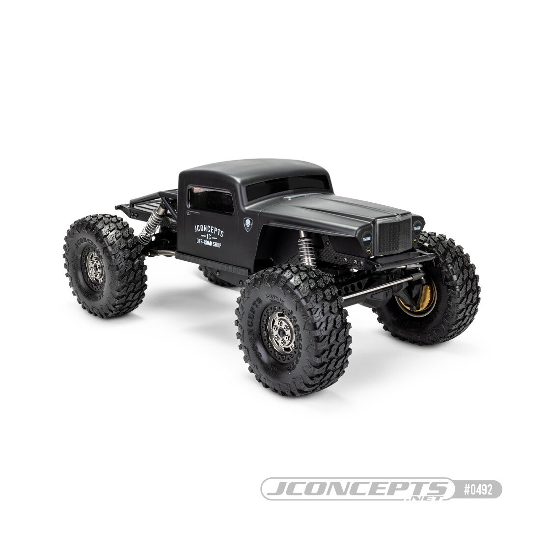JConcepts JCI Anvil, cab only body (Fits - Traxxas TRX-4 Sport, Enduro, Axial, Vanquish 12.3" wheelbase)