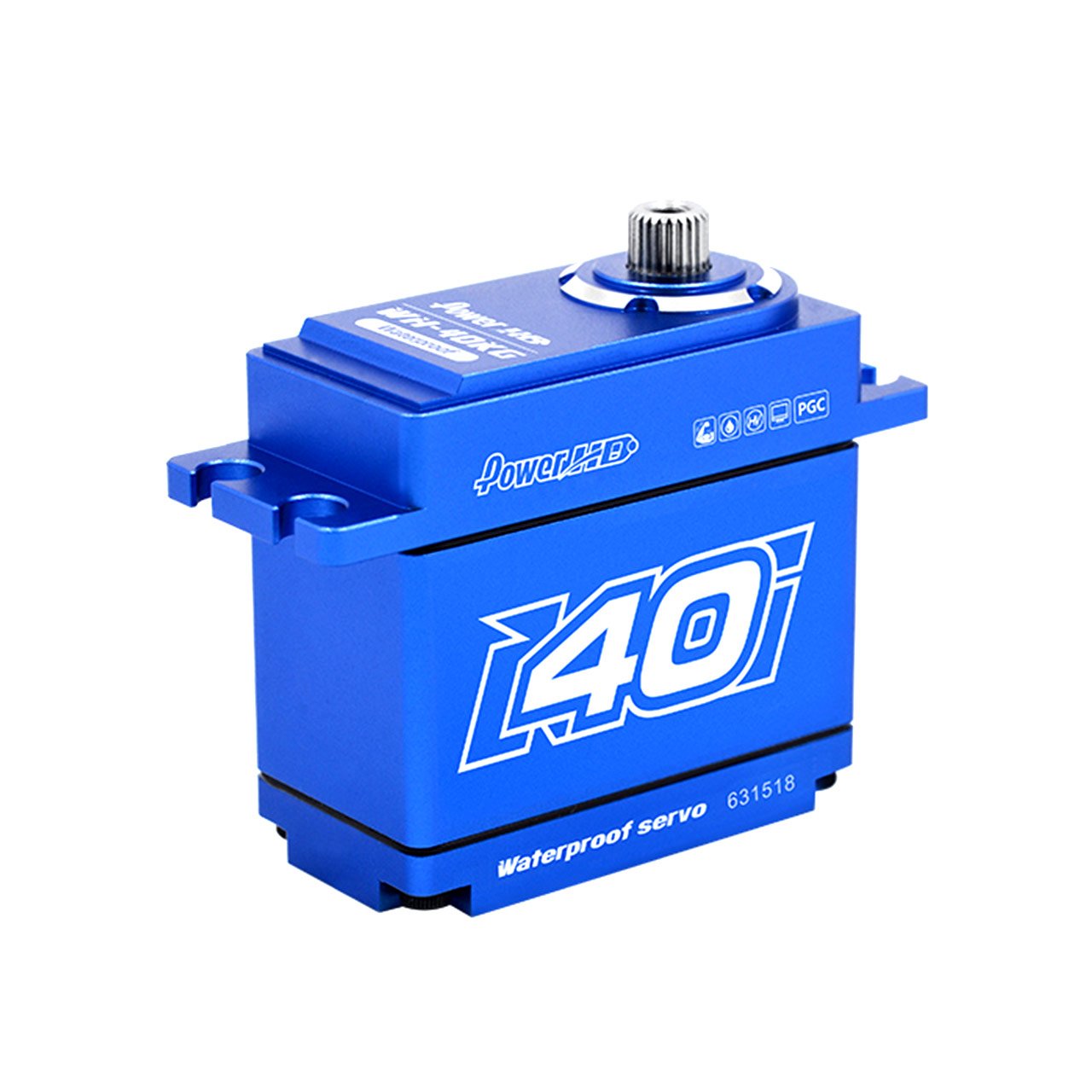 PowerHD WH-40KG WP HV Titanium Digital Servo 40.0KG/0.17sec@8.4V
