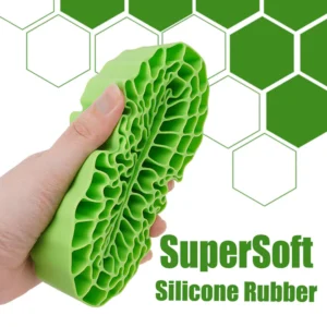 Alternative view of INJORA 4pcs Silicone Rubber Inserts for 132-134mm(5.25" OD) 2.2" Tires (Green)