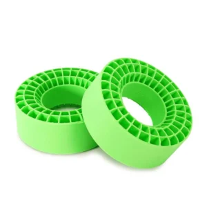INJORA Silicone Rubber Inserts for 2.2" (146-149mm 5.75" OD) Tires (2203) 2pcs Green (Super Soft)