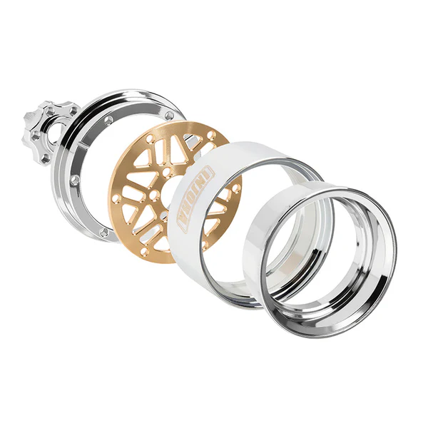 INJORA 1.9" ModuWheel Brass & Aluminum -9.65mm Offset Wheels for 1/10 RC Crawlers - Image 7
