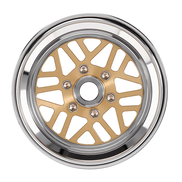 INJORA 1.9" ModuWheel Brass & Aluminum -9.65mm Offset Wheels for 1/10 RC Crawlers - Image 5