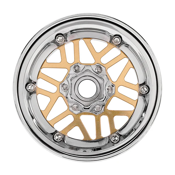 INJORA 1.9" ModuWheel Brass & Aluminum -9.65mm Offset Wheels for 1/10 RC Crawlers - Image 6