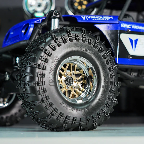 INJORA 1.9" ModuWheel Brass & Aluminum -9.65mm Offset Wheels for 1/10 RC Crawlers - Image 2