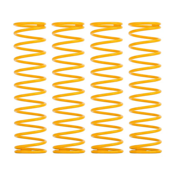 INJORA 4pcs 60*15mm Metal Shock Absorber Springs For 1/10 RC Crawler (Yellow)