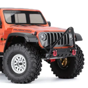 Alternative view of INJORA Black Metal Front Bumper with Lights for (YQB-F35)