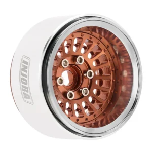 Alternative view of INJORA 1.9" Turbine Aluminum -10mm Offset Wheels for 1/10 RC Crawlers (W1955) (Bronze)