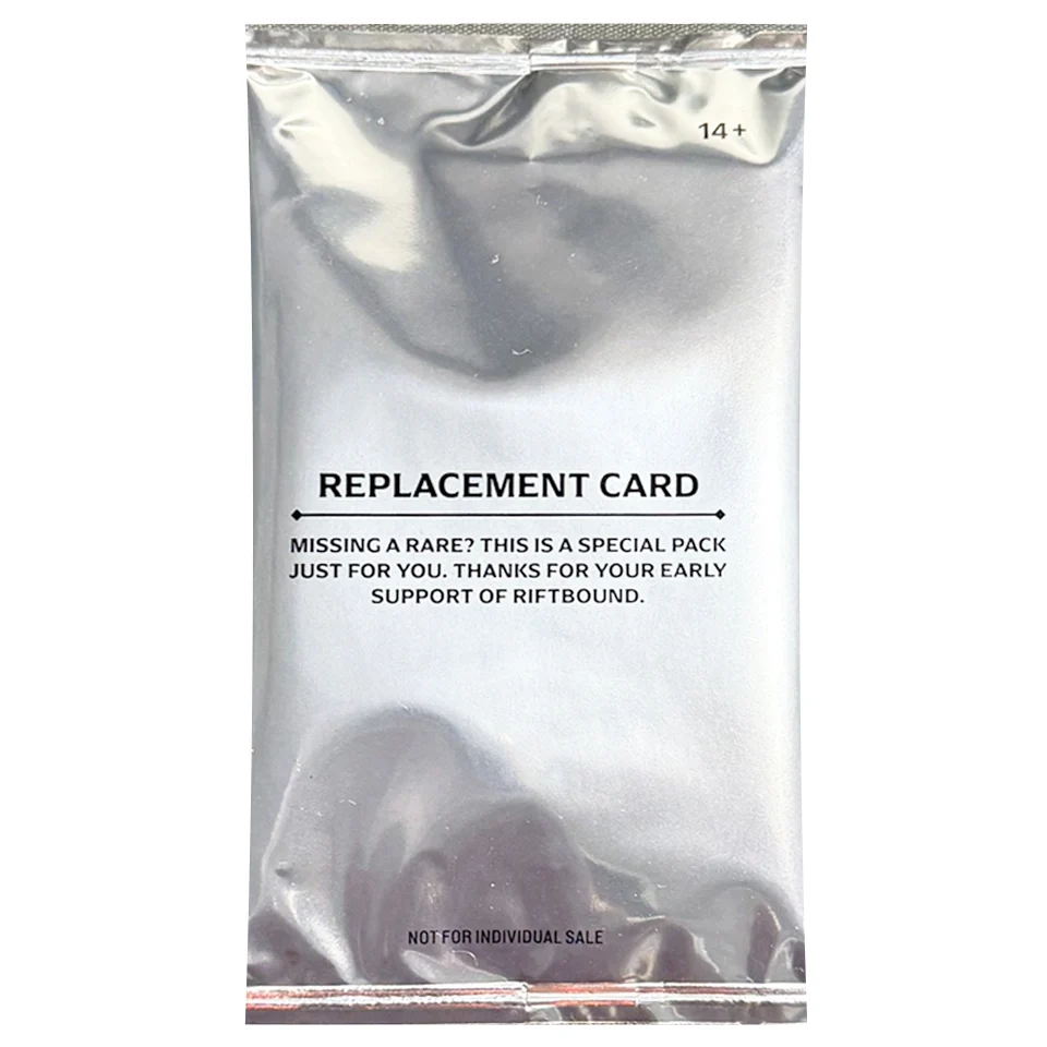 1x Replacement Card Booster
(Spiritforge Promos)
