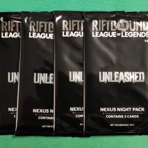 4x Pacotes Riftbound Unleashed Nexus Night