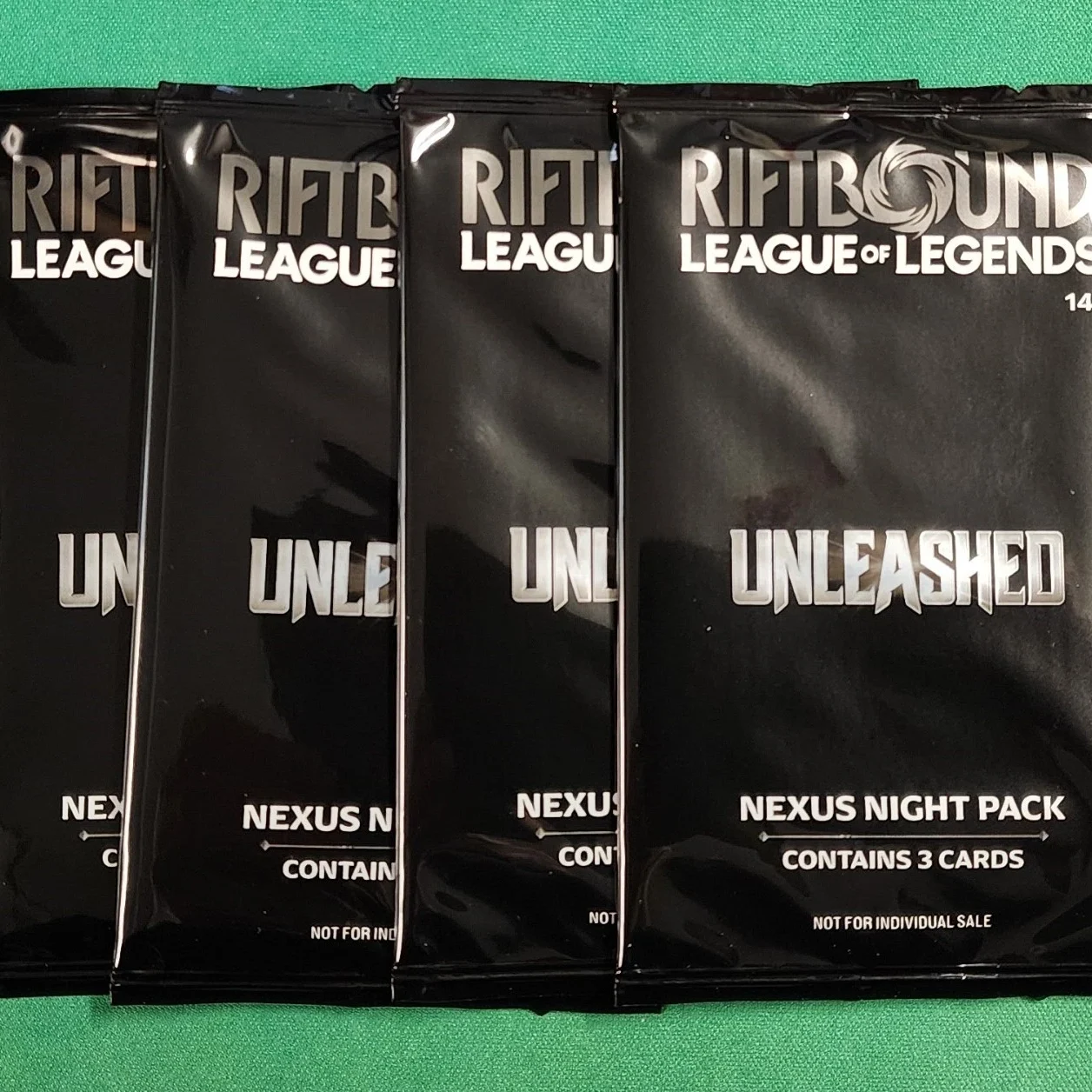 4x Pacotes Riftbound Unleashed Nexus Night