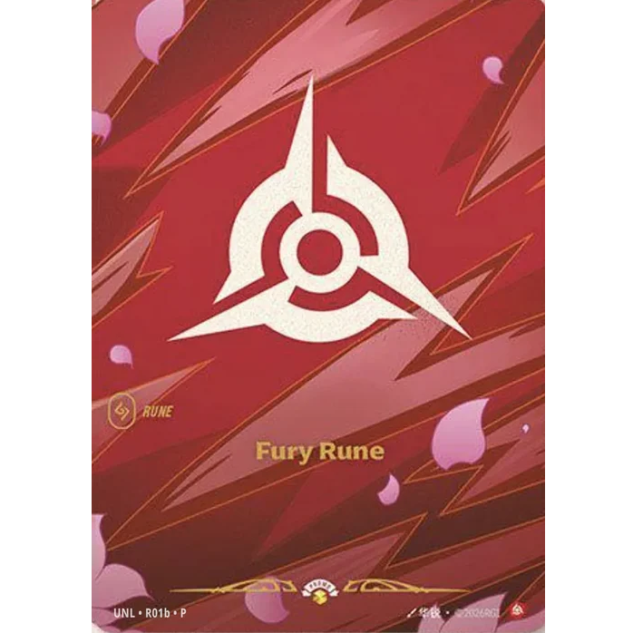 Fury Rune (UNL-R01b)
Nexus Night Promos (Near-mint)
