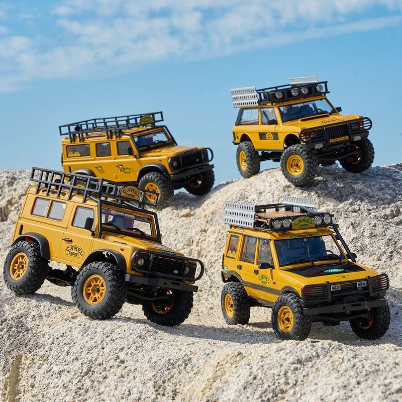 FMS 1:24 LAND ROVER DISCOVERY FIRST-GENERATION RTR YELLOW - Image 2