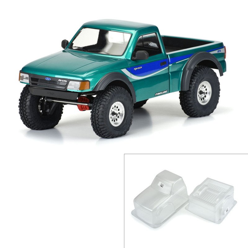 Ford Ranger 1993 1/10 Clear Body 12.3" (313mm) Wheelbase Crawlers