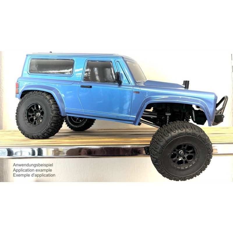 1:10 Universal Offroad Wheel Set black (2) - Image 3