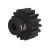 Gear, 16T pinion (32P), heavy duty (h.steel) set screw
