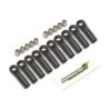 KUDU™ Heavy Duty Rust-Resistant M4 Nylon Rod Ends 23.7mm (Upwards) w/ SST Pivot Ball (5.8x3x7.4mm) (10)