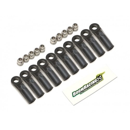 KUDU™ Heavy Duty Rust-Resistant M4 Nylon Rod Ends 23.7mm (Upwards) w/ SST Pivot Ball (5.8x3x7.4mm) (10)