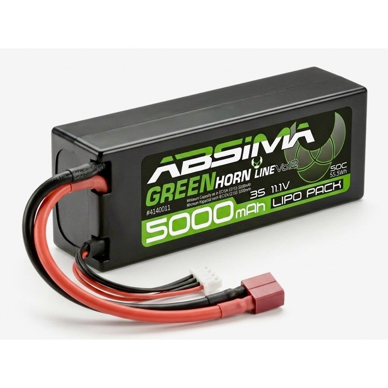 Greenhorn LiPo 3S/11.1V 50C 5000 HC (T-Plug)