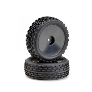 Wheel Set Buggy Disc "Offroad" front Black (2) 1:10
