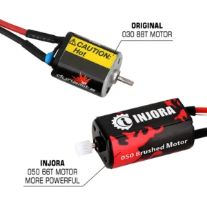 INJORA 050 Brushed Motor for 1/24 Axial SCX24, 66T Motor II (with Mount Plate) - Image 5